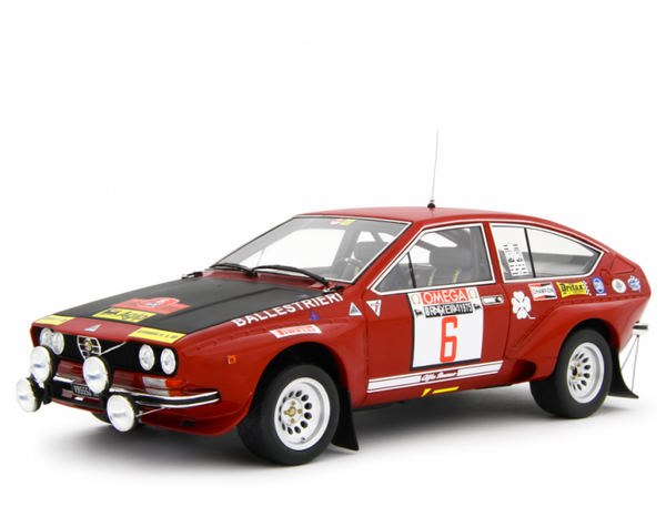 Alfa Romeo Alfetta Gr.2 Autodelta Rally dell'Elba 1975 Gigli - Ballestrieri - 1/18 Laudoracing LM199B