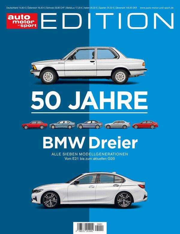 50 Jahre BMW 3er - auto motor und sport Edition