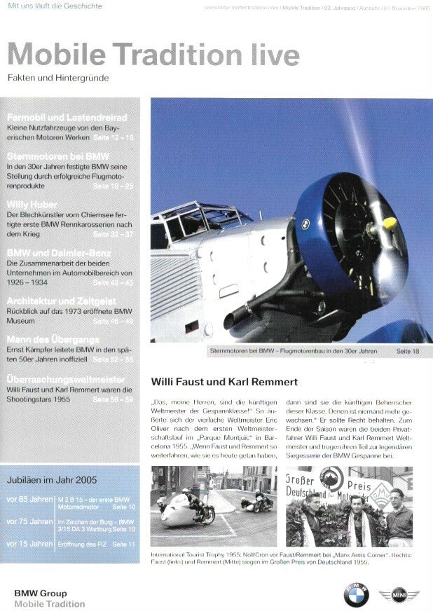 BMW - magazine - Mobile Tradition live- 2005/D - Nr. 03