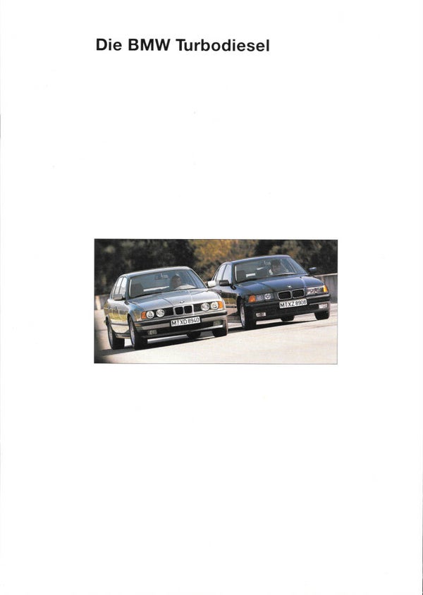 BMW - algemeen 1993/D - Die BMW Turbodiesel - 325 td/tds, 525 td/tds