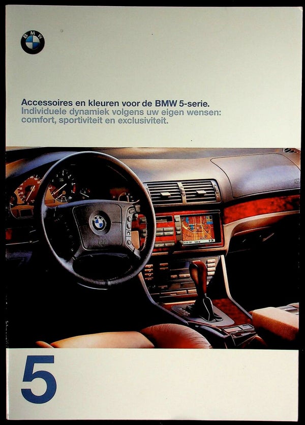 BMW 5 E39 - 1997/NL - Accessoires en kleuren voor de BMW 5-serie