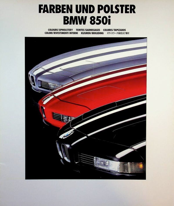 BMW 8 E31 - 1991/MULTI - Farben und Polster