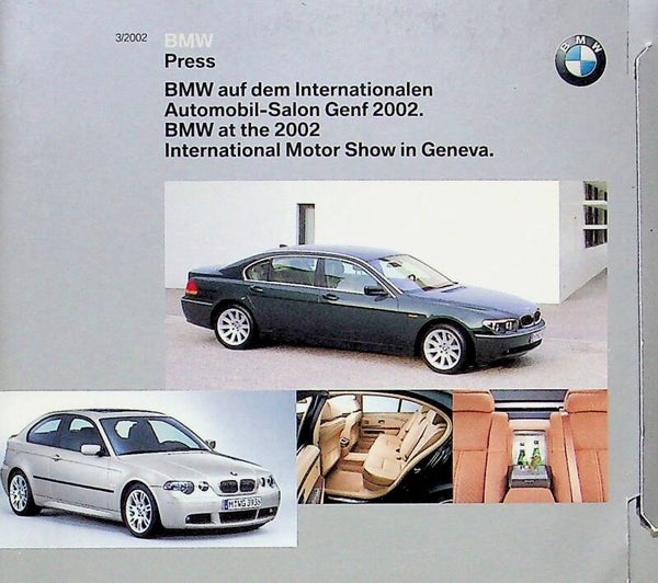 BMW Press - International Motor Show in Geneva 2002 - CD