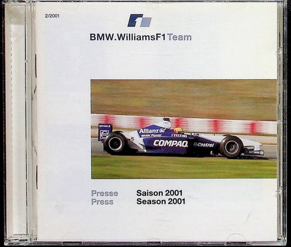 BMW Press Williams F1 Team Saison 2001 - CD