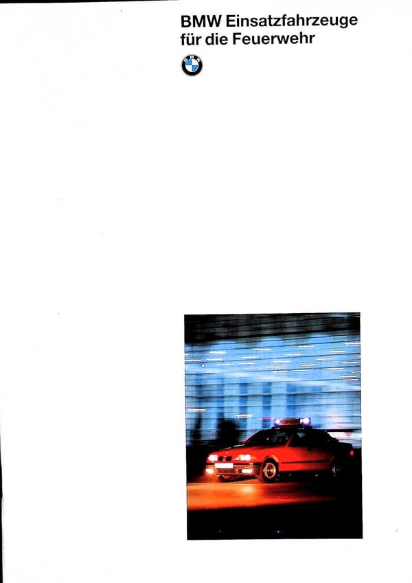 BMW Einsatzfahrzeuge - 1993/D - für die Feuerwehr
