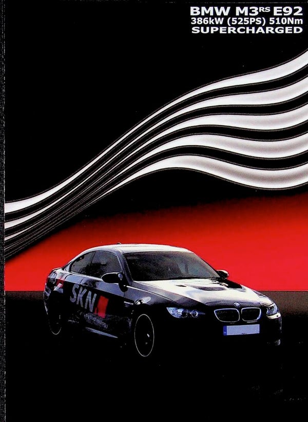 BMW SKN M3 RS E92 turbocharged - 2012/D