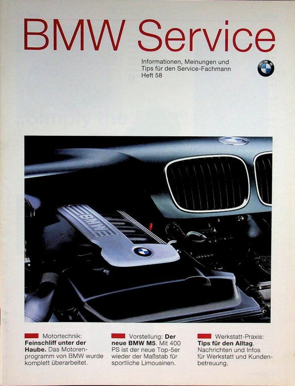 BMW - magazine Service Heft 58 (1998/D)
