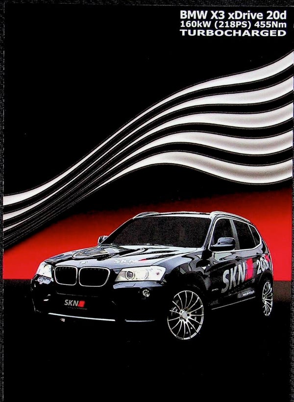 BMW SKN X3 20d turbocharged - 2012/D