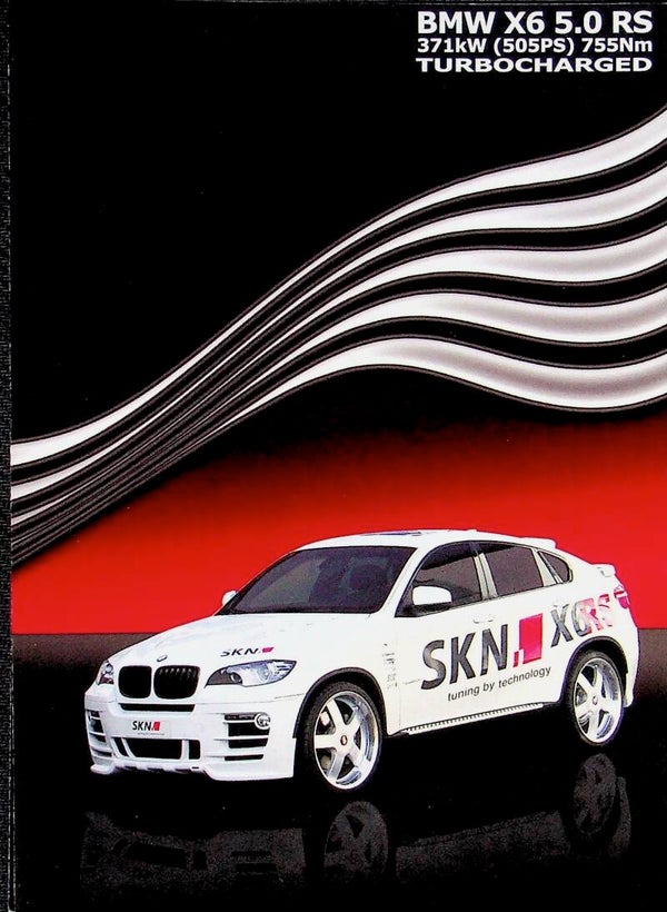 BMW SKN X6 5.0 RS turbocharged - 2009/D