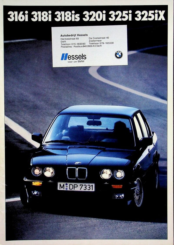 BMW 3 E30 - 1989/NL - 316i, 318i, 318is, 320i, 325i, 325iX