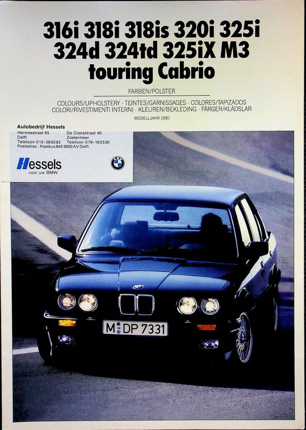 BMW 3 E30 - 1989/MULTI - Farben/Polster