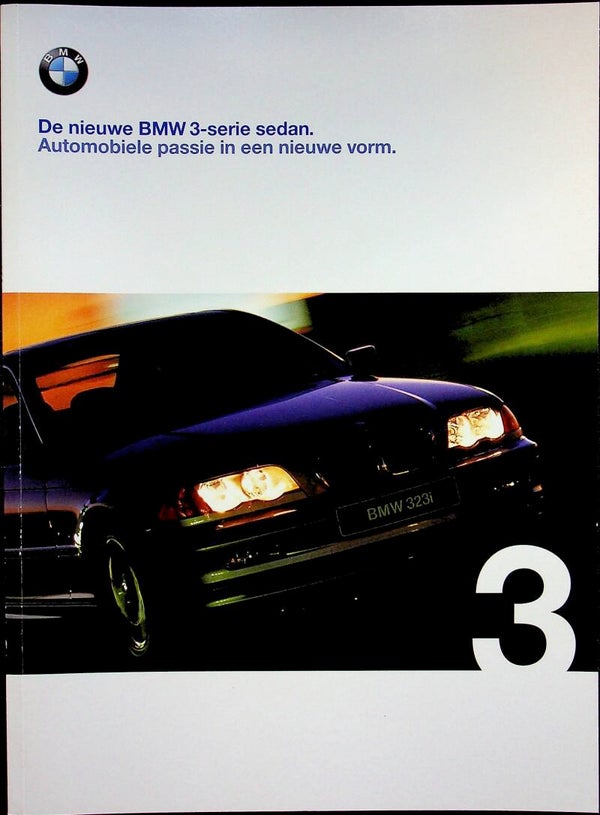 BMW 3 E46 - 1998/NL - De nieuwe BMW 3-serie sedan.