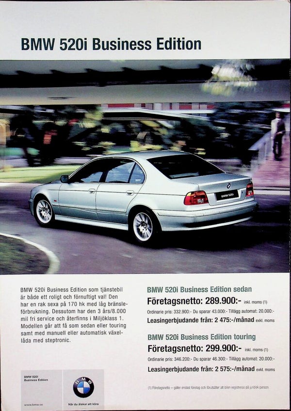 BMW 5 E39 - ?/S - BMW 520i Business Edition