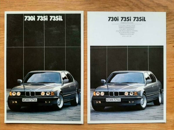 BMW 7 E32 - 1987/NL - 730i, 735i, 735iL incl. Farben/Polster