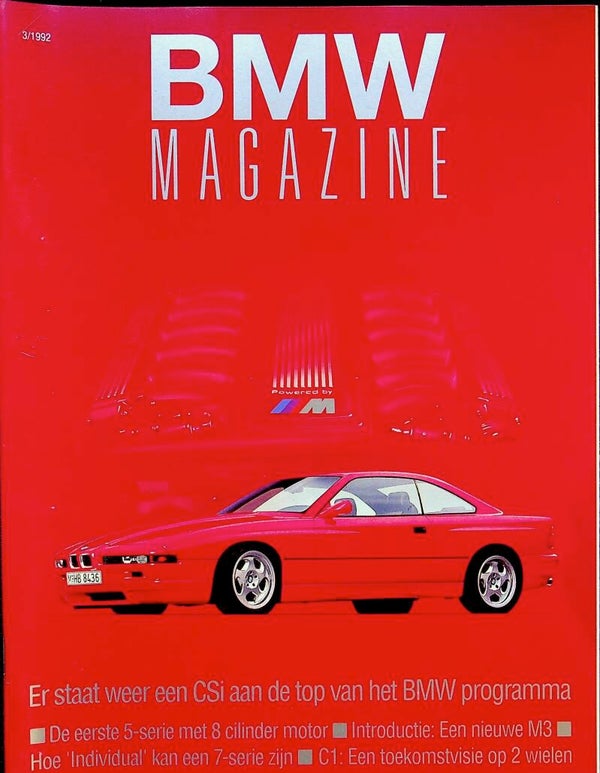 BMW - Magazine 1992/3 NL
