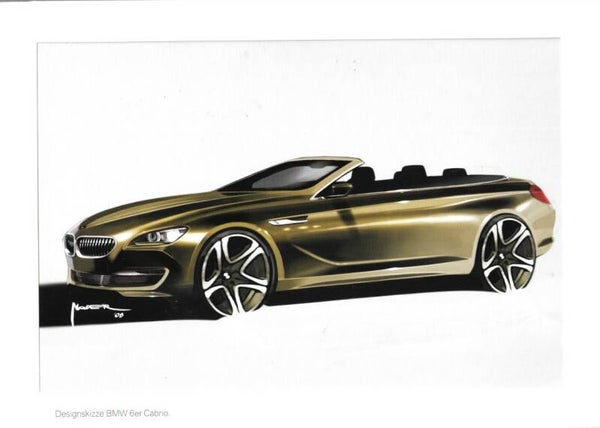 BMW 6 F12 - ca. 2010/D - Cabriolet lounge/intro brochure
