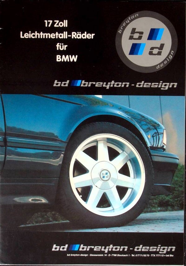 BMW Breyton 17 Zoll Leichtmetall-Räder - 1987/D