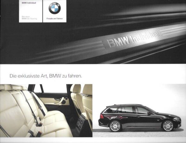 BMW 3 E91 - 2008/D - Individual. Der neue BMW 3er Touring.