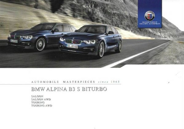 Alpina - 2017/EN - B3 S Biturbo Saloon, Touring