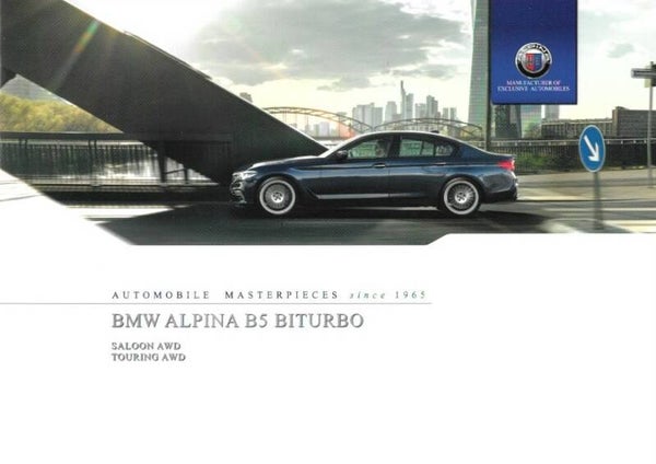 Alpina - 2017/EN - B5 Biturbo Saloon, Touring