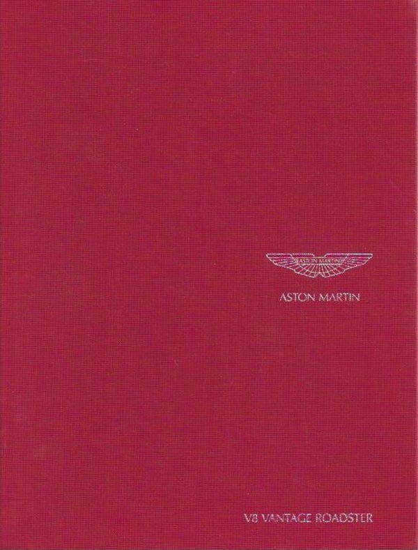 Aston Martin V8 Vantage - 2007/EN - Roadster incl. Jaeger-Lecoultre Reverso brochure