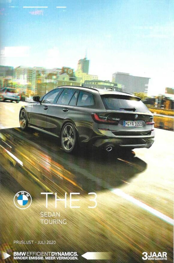 BMW 3 G20 - 2020/NL - Prijslijst Sedan Touring Juli 2020