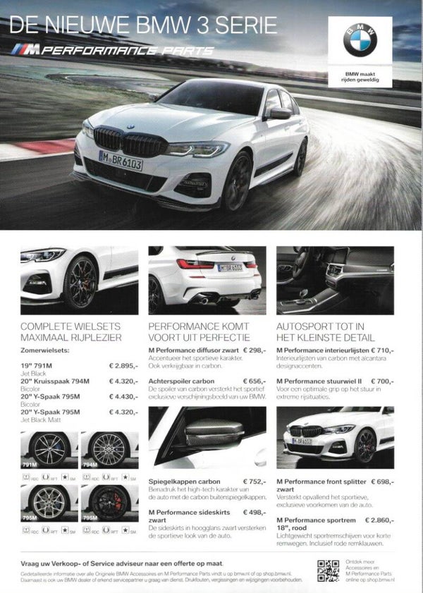 BMW 3 G20 - 2020/NL - accessoires