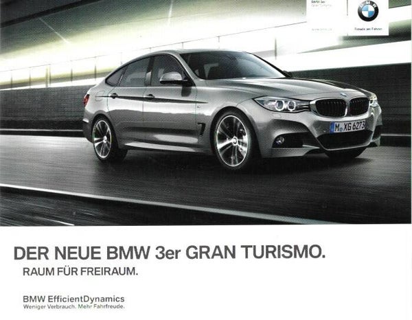 BMW 3 F34 - 2013/D - Der neue BMW 3er Gran Turismo (INTROBROCHURE)