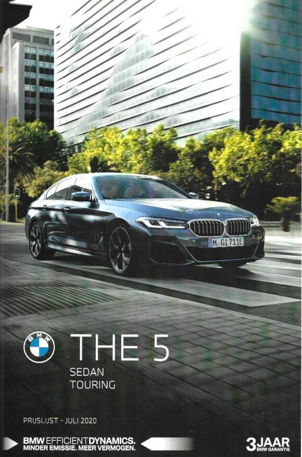 BMW 5 G30/31 - 2020/NL - Prijslijst Sedan/Touring Juli 2020