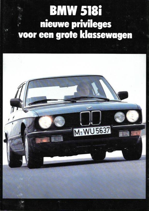 BMW 5 E28 - ?/B - 518i (ZELDZAAM)