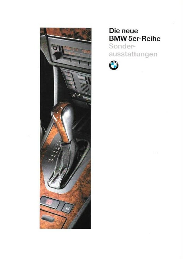 BMW 5 E39 - 1995/D - Die neue BMW 5er-Reihe Sonderausstattungen