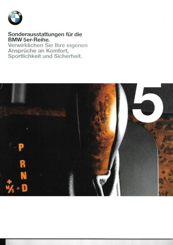 BMW 5 E39 - 1999/D - Sonderausstattungen für die BMW 5er Reihe.