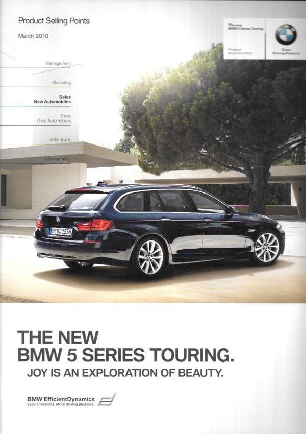 BMW 5 F11 - 2010/EN - Product Argumentation The new BMW 5 Series Touring