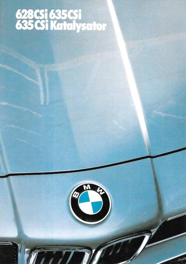BMW 6 E24 - 1986/D - 626CSi, 635CSi, 635CSi Katalysator