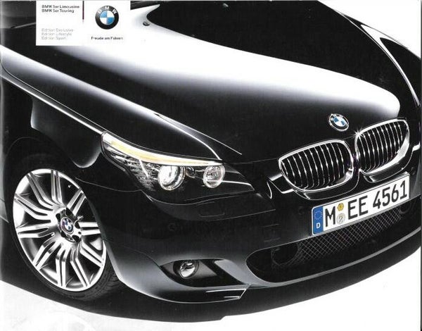 BMW 5 E60/61 - 2009/D - Edition Exclusive, Lifestyle, Sport