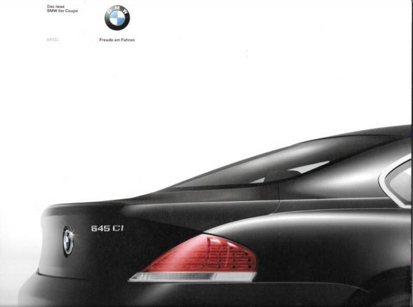 BMW 6 E63 - 2003/D - Das neue BMW 6er Coupé - 645Ci