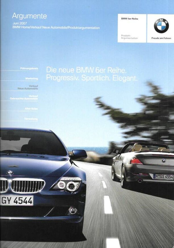 BMW 6 E63/E64 - 2007/D - Argumente