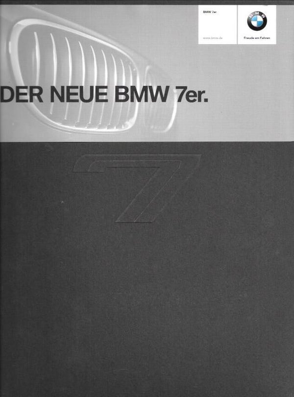 BMW 7 F01/F02 - 2012/D - Der neue BMW 7er. (BROCHURE IN OMSLAG)
