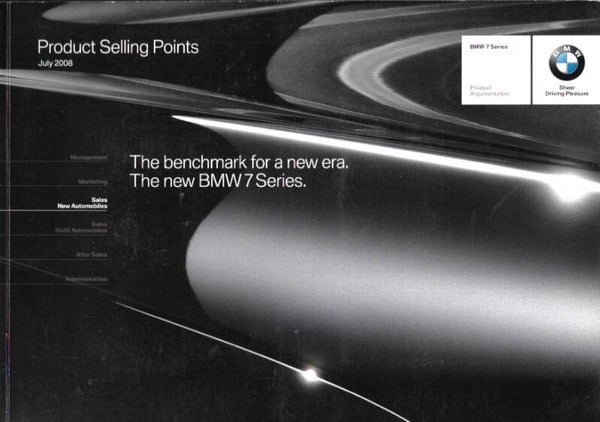 BMW 7 F01/F02 - 2008/EN - BMW 7 Series - Product Argumentation