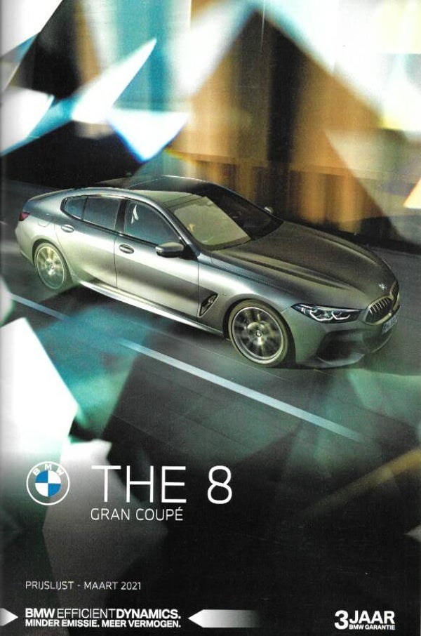 BMW 8 G16 - 2021/NL - The 8 Cabrio en Coupé - Prijslijst Maart 2021