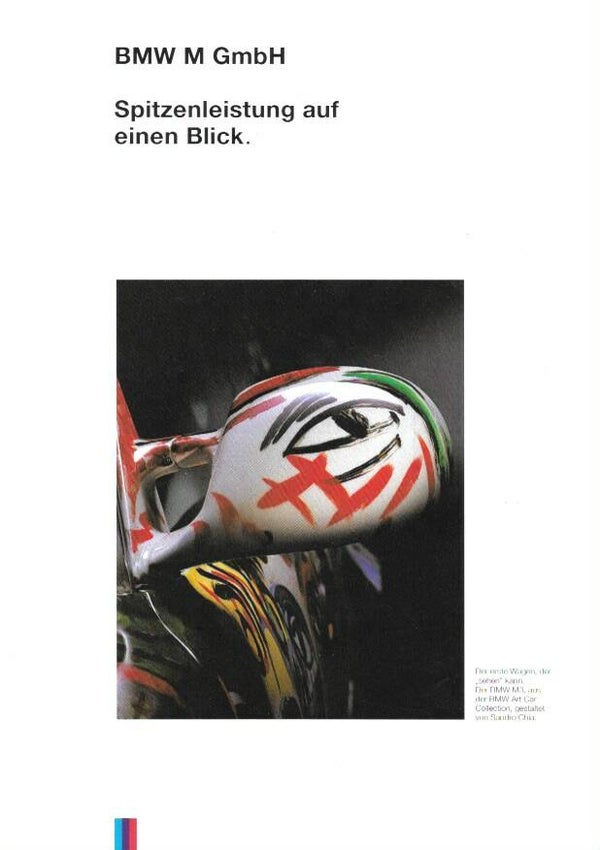 BMW M - 1994/D - Spitzenleistung auf einen Blick