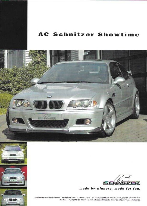 AC Schnitzer Showtime -?/D/EN - S3-C30, X-Road, X5-C30, S3-Sport