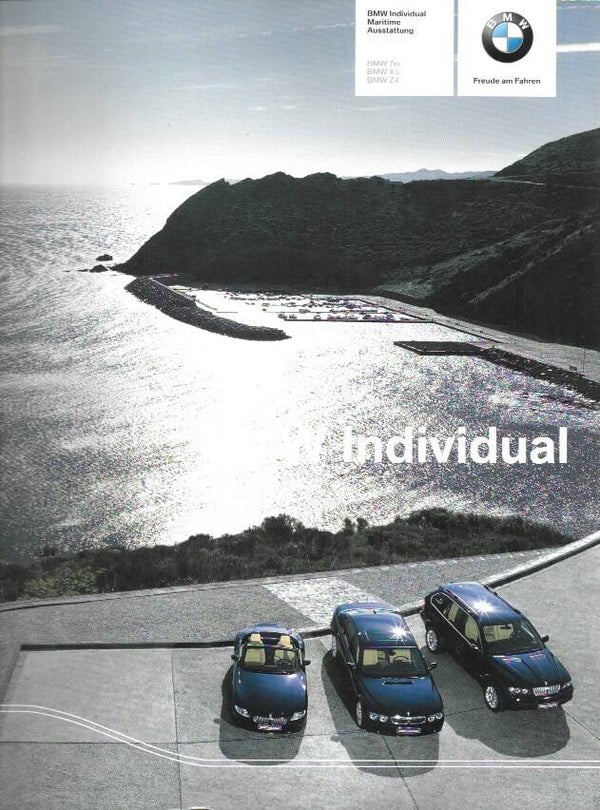 BMW - Individual 2004/D - Maritime Ausstattung 7er/X5/Z4