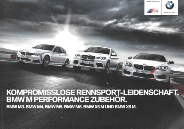 BMW M Performance - 2014/D - M3, M4, M5, M6, X5 M, X6 M Performance Zubehör