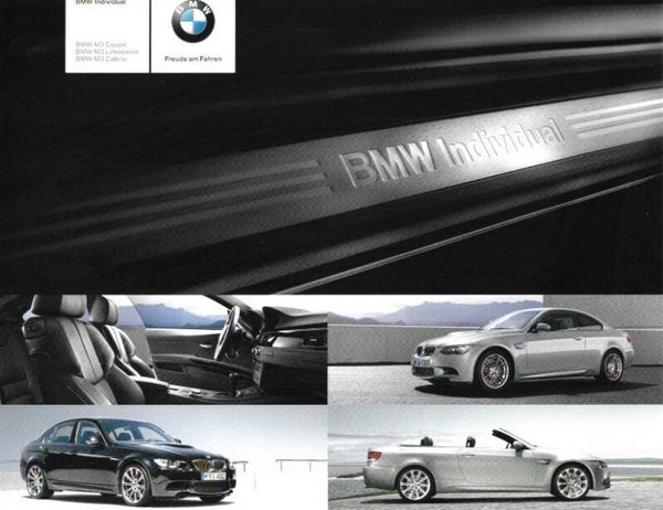 BMW M3 E90/92/93 - 2008/D - Coupé, Limousine, Cabrio Individual