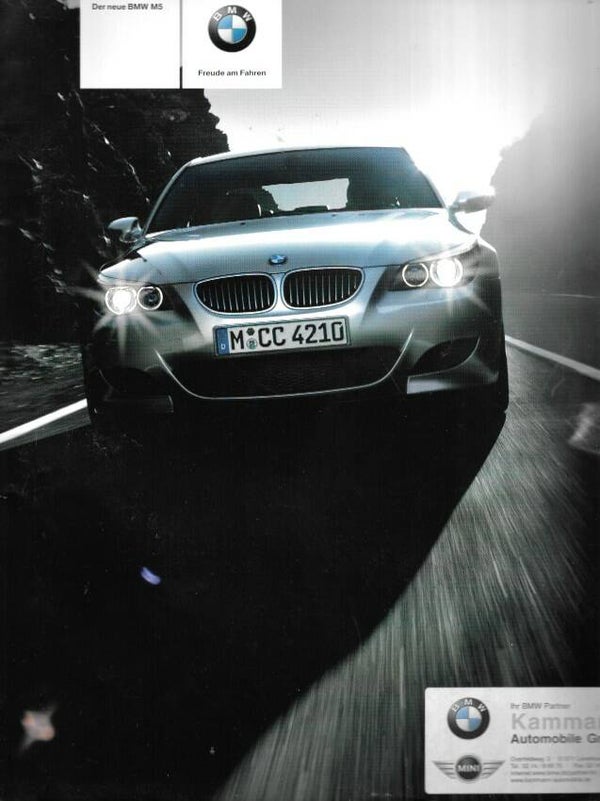 BMW M5 E60 - 2004/D - Der neue M5 incl. prijslijst
