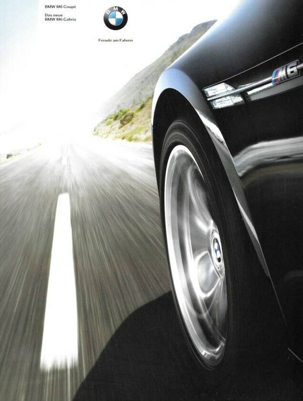 BMW M6 E63/64 - 2006/D - Coupé. Das neue M6 Cabrio