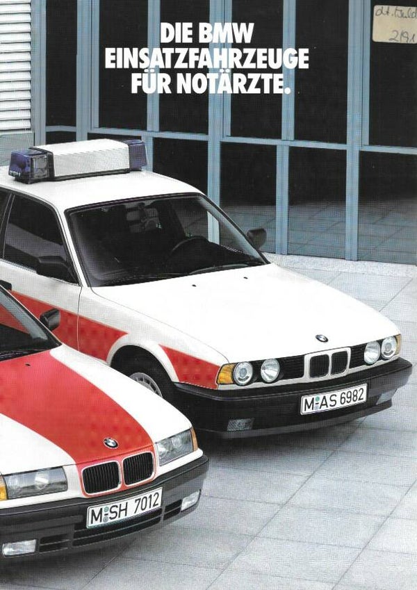 BMW - Einsatzfahrzeuge 1991/D - für Notärzte