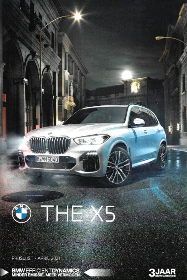 BMW X5 G05 - 2021/NL - THE X5 - Prijslijst - April 2021