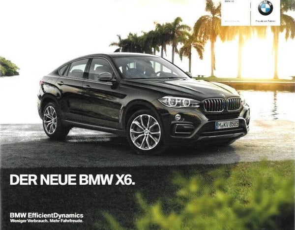 BMW X6 F86 - 2014/D - Der neue BMW X6 (INTROBROCHURE)